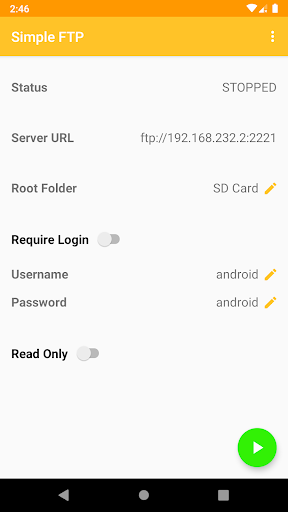 Android application Simple FTP - Transfer & share screenshort