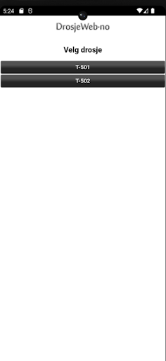 DrosjeWeb Screen 2