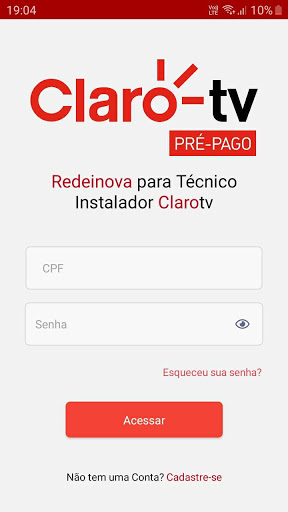 Android application Técnico Instalador Claro TV screenshort