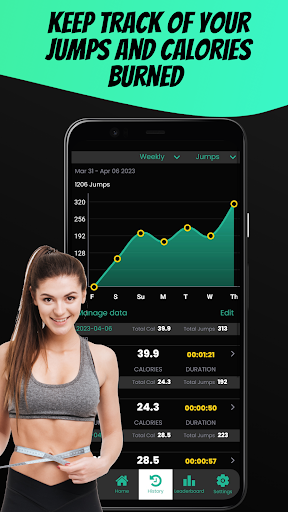 Jump Rope Counter with Calorie Screen 2