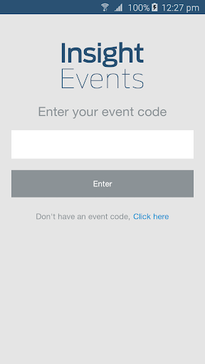 Android application Insight Events screenshort
