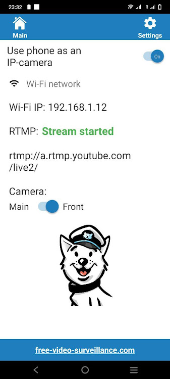 RTMP Camera - 2.0.6 - (Android)