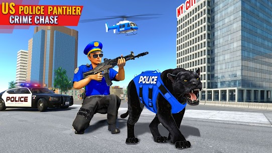 US Police Panther Crime Chase Mod Apk Gangster Shooting 1