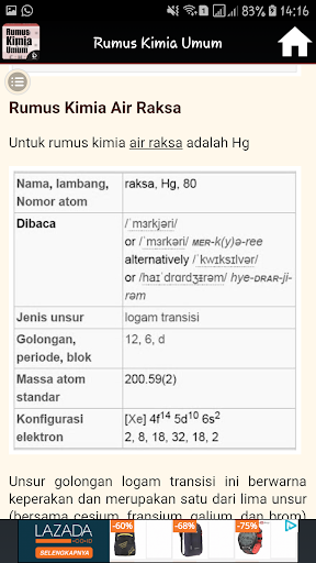 Rumus Kimia Umum SMP SMA  Mahasiswa
