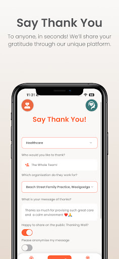 TAP: Say Thank You Screen 3