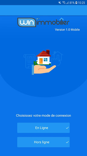 Android application WinImmobilier Mobile screenshort