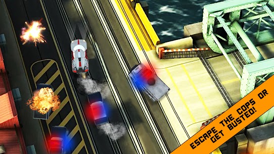 Police car chase Mod Apk : cops chase smash car police game 2