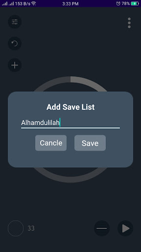 Tally Counter Dhikr and Dua