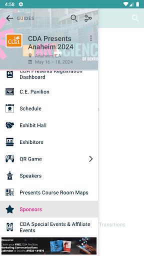 California Dental Association Screen 2