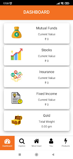 Android application INVESTOSAGA screenshort