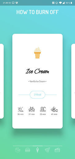 Burn Calories Screen 2
