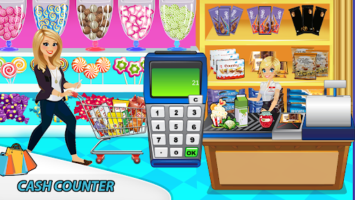 Supermarket Shopping Mall Game apkpoly screenshots 6
