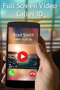 Full Screen Video Caller ID Screenshot