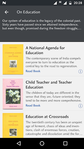 Value-Oriented education Screen 2