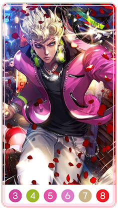 JOJO Color by Number - Screenshot 4
