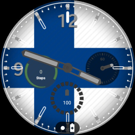 Finland Flag Watchface - 1.0.0 - (Android)