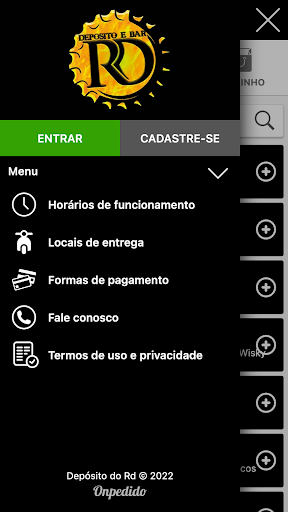 Android application Depósito do Rd screenshort