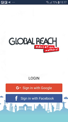Android application Global Reach screenshort