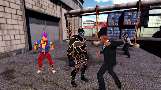 Screenshot 15 Black superhero Fighting game  android