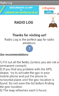 Radio Logスクリーンショット 1