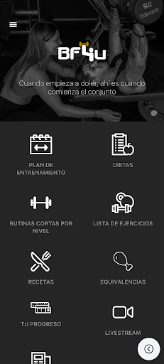 BeFit4u Screen 2