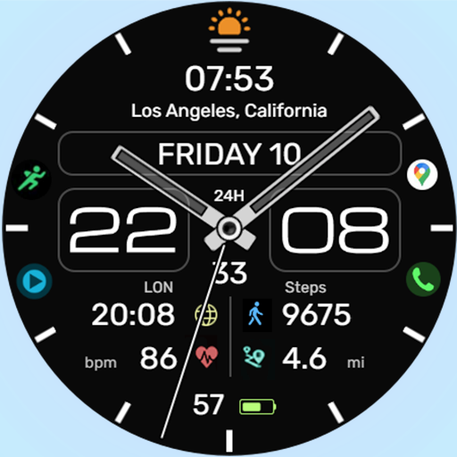 WFP 236 Hybrid watch face logo