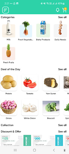 Aala Daily-Dairy & Groceries Screen 2
