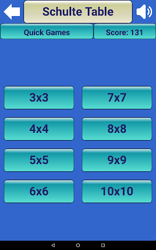 Schulte Table screenshot 6