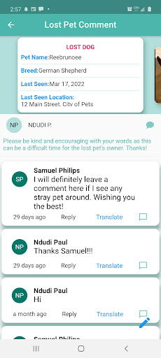 Sharepetstory Screen 2