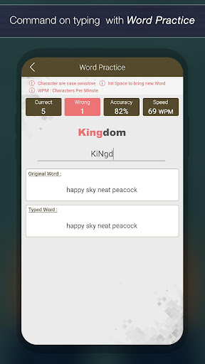 Typing Test : Increase Typing Screen 3