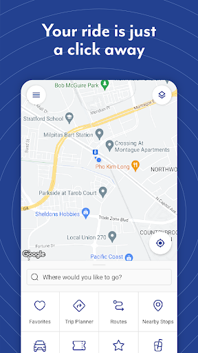 Android application A-Way WeGo screenshort