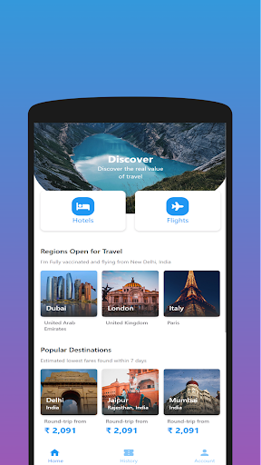 Android application eazyPNR screenshort