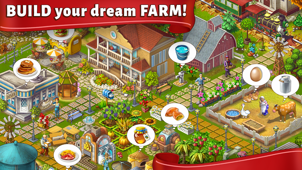 Janes Farm: Farming games banner