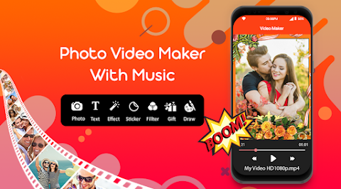 Photo Video Maker with Musicのおすすめ画像1