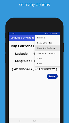 Latitude & Longitude Screen 3