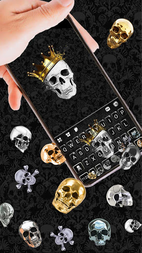 Android application Skull King Gravity Keyboard B screenshort