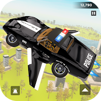 Real Police Flying Car Game 3D