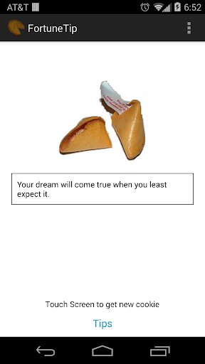 Fortune Cookie Tip Calculator Screen 2