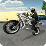Police Motorbike Airport Driver icon