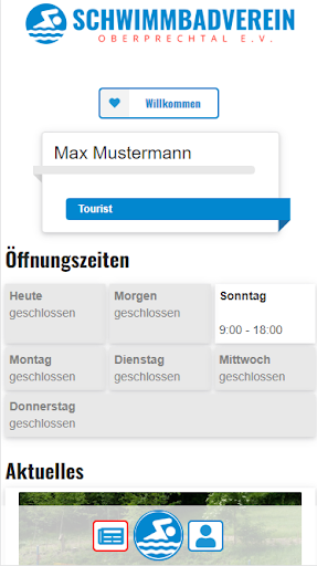 Android application Schwimmbad Oberprechtal screenshort