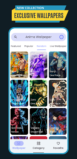 Android application Anime Live Wallpapers Aniwall screenshort
