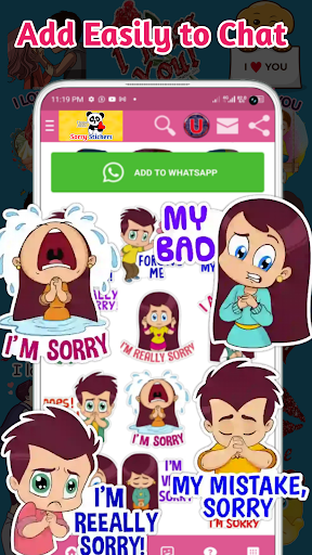 Sorry Stickers for WhatsApp
