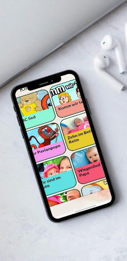 Android application Children's songs in German screenshort