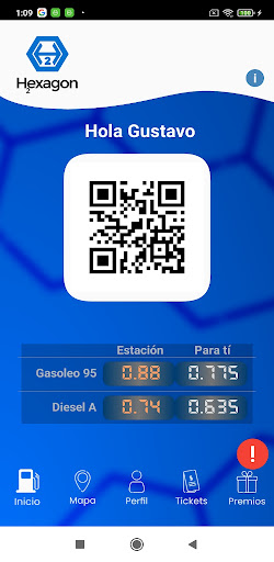 Android application H2exagon screenshort