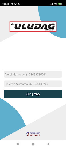 Android application Özuludağ Turizm screenshort