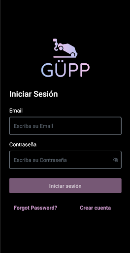 Android application GüppDriver screenshort