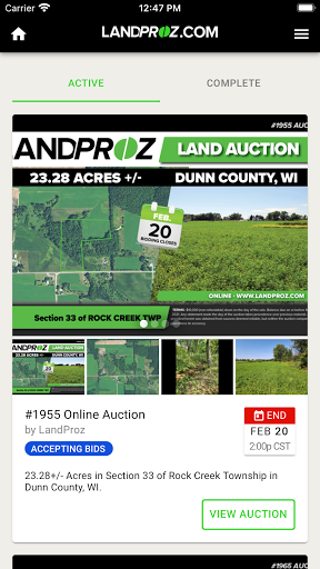 LandProz Screen 3
