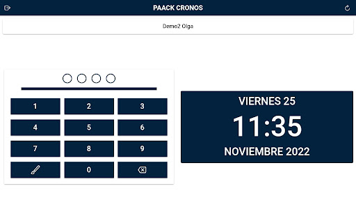 Cronos Paack Tablet Screen 3