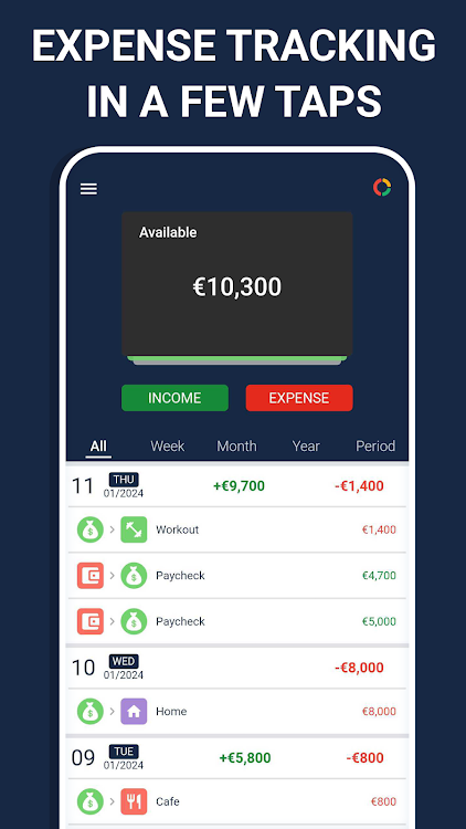 Budget: expense tracker, money - 0.5.3 - (Android)