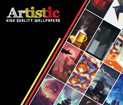 Android application Art Wallpapers in HD, 4K screenshort